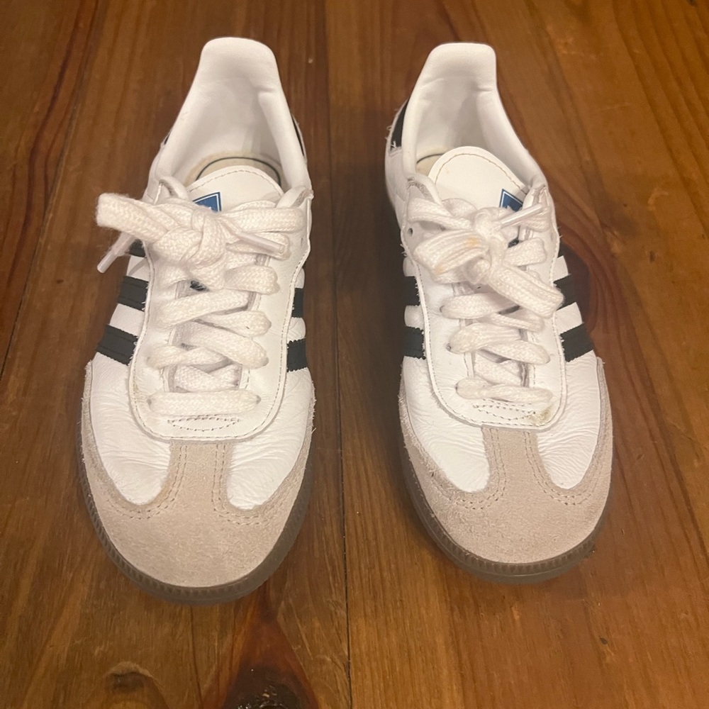 Adidas White and Black Classic Sneakers